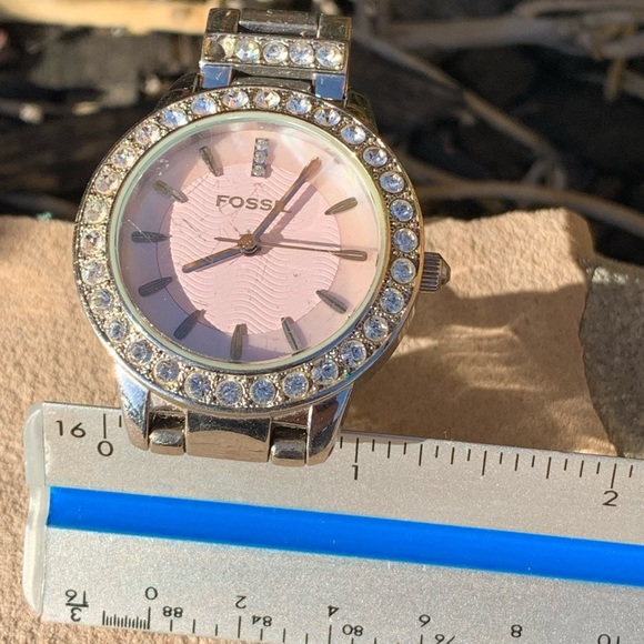 Fossil ES 2189 Crystallized and Pink Watch - Picture 7 of 8